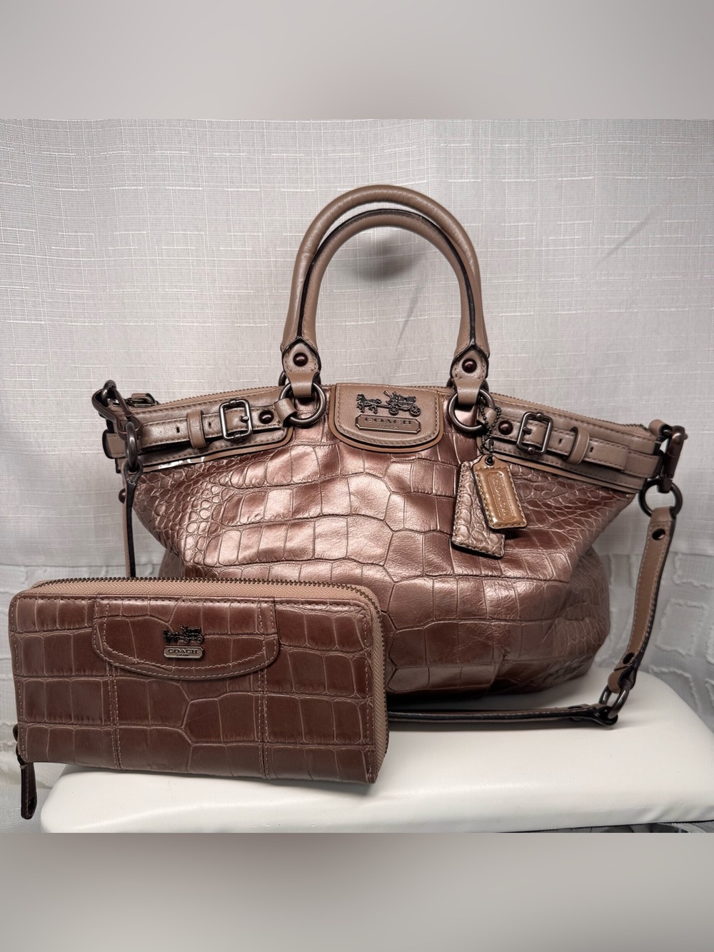 Coach Madison Sophia satchel set! EUC!